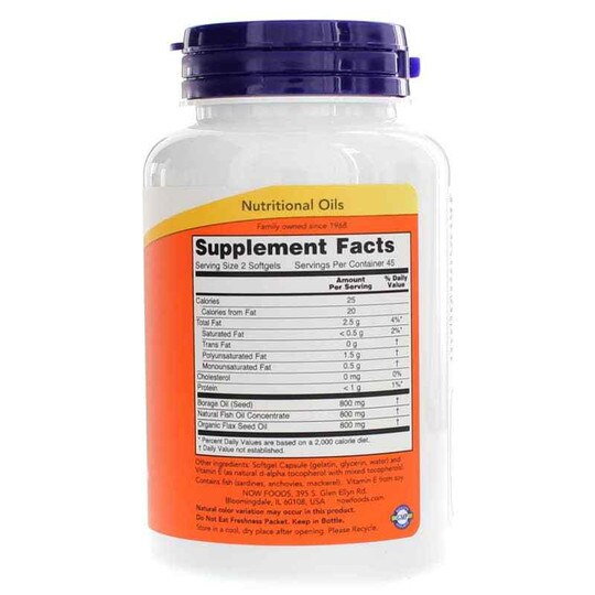Super Omega 3-6-9 1200 Mg, NOW
